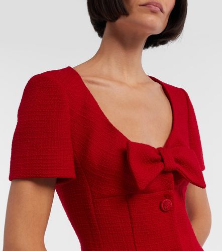 Robe en tweed de laine mélangée - Valentino - Modalova
