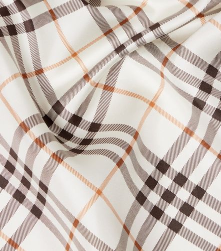 Foulard Check en soie - Burberry - Modalova
