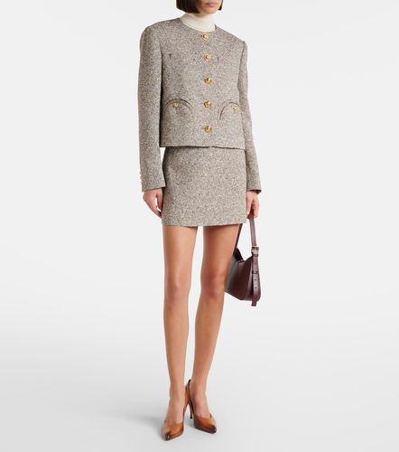 Blazé Milano Mini-jupe Coci en tweed de lin mélangé - Blaze Milano - Modalova