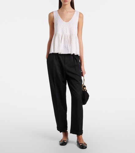 Chloé Top en soie à pois - Chloe - Modalova