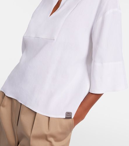 Top Sospiro en lin mélangé - Max Mara - Modalova