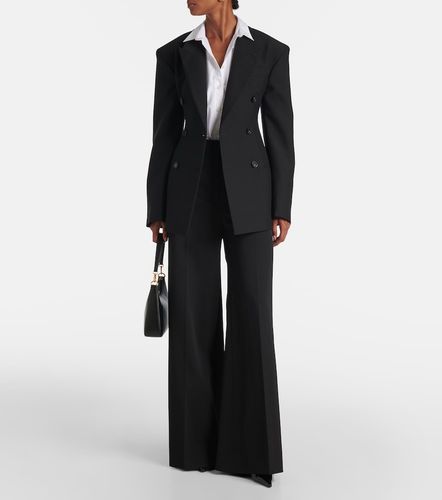 Pantalon ample taille haute en laine mélangée - Stella McCartney - Modalova