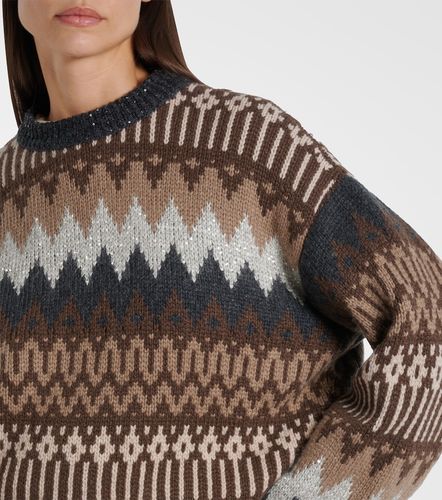 Pull en jacquard de cachemire - Brunello Cucinelli - Modalova