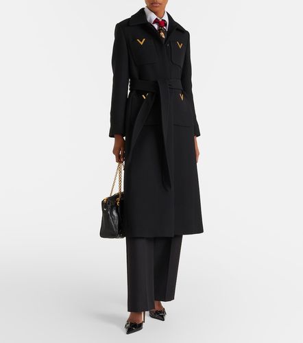 Manteau VGold en laine et soie - Valentino - Modalova