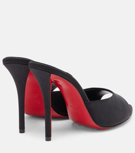 Mules Miss Z 100 en crêpe de satin - Christian Louboutin - Modalova