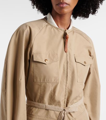 Robe chemise en coton mélangé - Moncler - Modalova