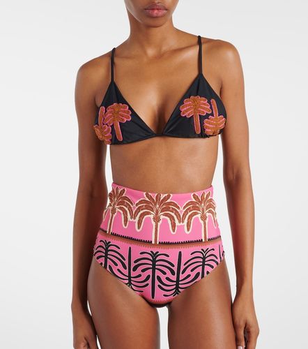 Culotte de bikini imprimée à taille haute - Johanna Ortiz - Modalova
