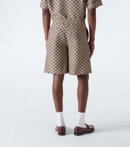 Gucci Short GG en lin mélangé - Gucci - Modalova