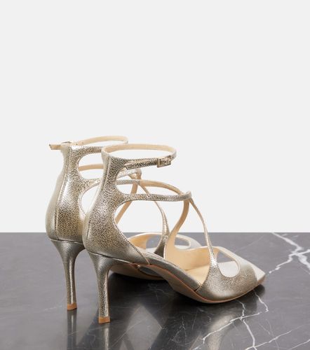 Sandales Azie 75 en cuir à paillettes - Jimmy Choo - Modalova