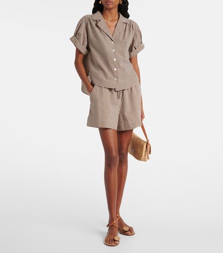Chemise Ilene en coton mélangé à carreaux - Veronica Beard - Modalova