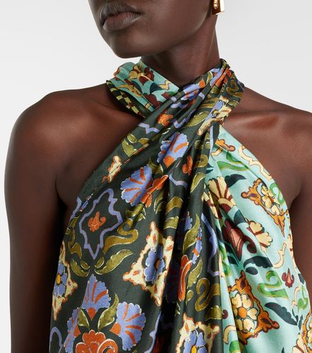 Alémais Top Cece en soie à fleurs - Alemais - Modalova