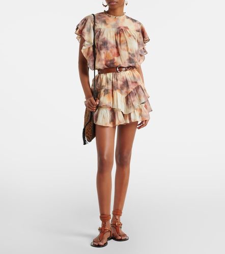 Jupe-short Jocadia imprimée en coton - Marant Etoile - Modalova