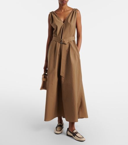 Robe midi en coton mélangé - Brunello Cucinelli - Modalova