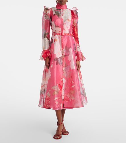 Leo Lin Robe midi Katrina à fleurs - Leo Lin - Modalova