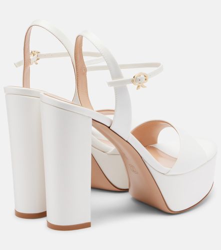 Sandales à plateau Marlena en satin - Gianvito Rossi - Modalova