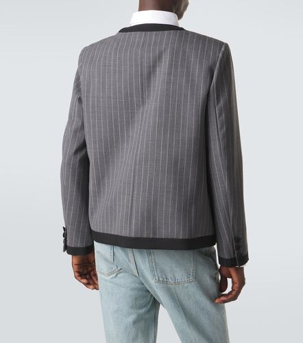 Veste en laine vierge à rayures - Valentino - Modalova