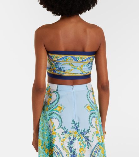 Etro Top bandeau imprimé en soie - Etro - Modalova