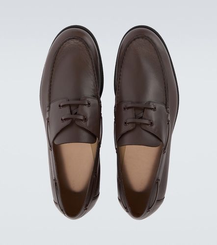 Chaussures bateau Novus en cuir - The Row - Modalova