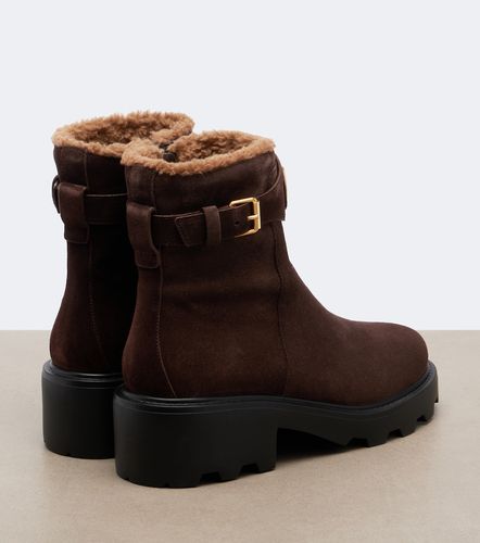 Bottines VLogo en daim - Valentino Garavani - Modalova