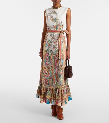 Robe longue en coton à imprimé - Etro - Modalova