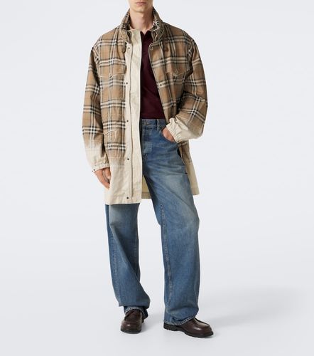 Parka Check en coton - Burberry - Modalova