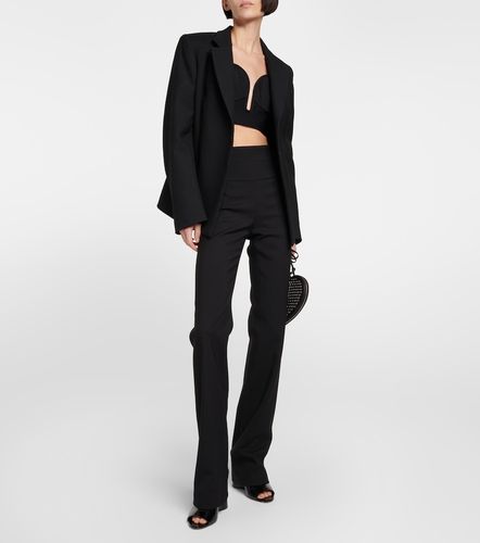Alaïa Pantalon droit en laine - Alaia - Modalova