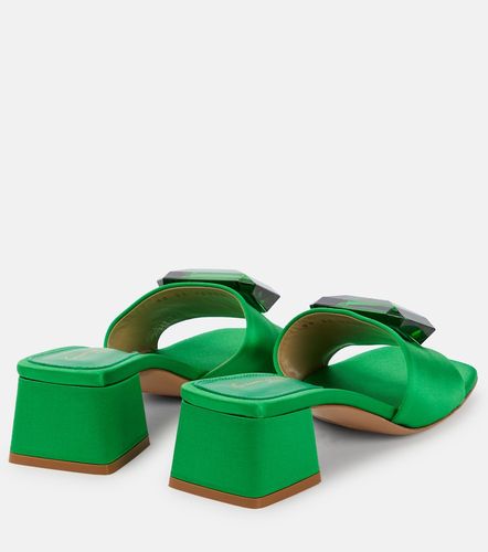 Mules Jaipur Slide en satin - Gianvito Rossi - Modalova