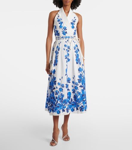 Robe midi Orchid Blues à fleurs - Rebecca Vallance - Modalova
