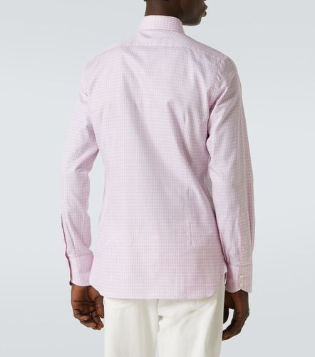 Chemise en popeline de coton à carreaux - Tom Ford - Modalova