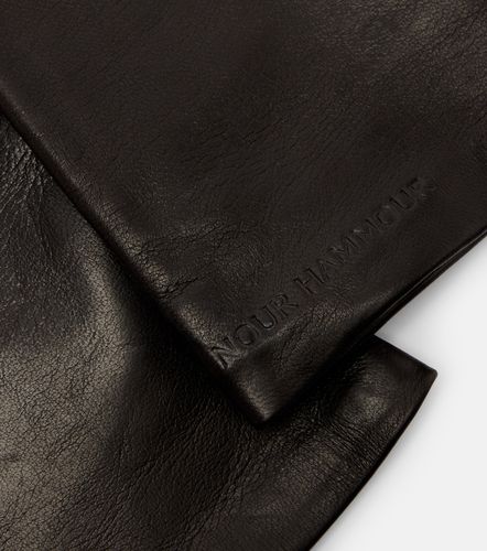 Nour Hammour Gants en cuir - Nour Hammour - Modalova