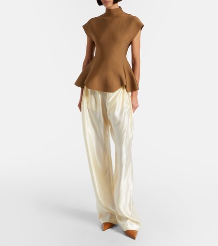 Pantalon ample Rohen en satin - Khaite - Modalova