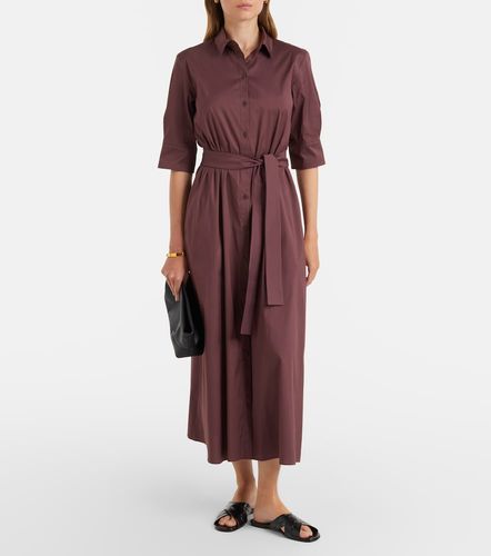Robe midi Cognac en coton mélangé - Max Mara - Modalova