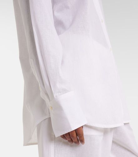 Chemise oversize en coton et lin - Toteme - Modalova