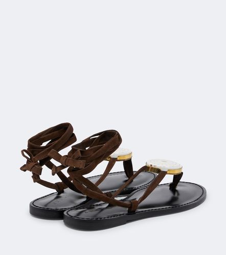 Sandales Vamizi en daim à ornements - Amanu - Modalova