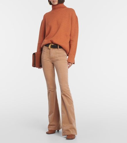 Pantalon flare Le Bardot à taille mi-haute en velours côtelé - Frame - Modalova