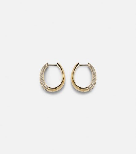 Boucles d'oreilles réversibles en or 18 ct et diamants - Anita Ko - Modalova