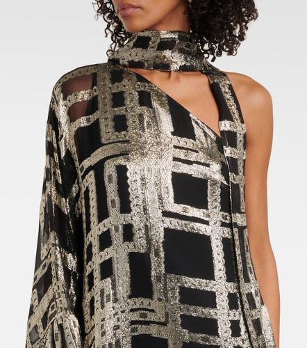 Robe longue Betsy asymétrique en soie mélangée - Taller Marmo - Modalova