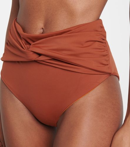 Culotte de bikini foncée à taille haute - Johanna Ortiz - Modalova