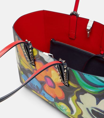 Cabas Cabata Small en cuir à fleurs - Christian Louboutin - Modalova