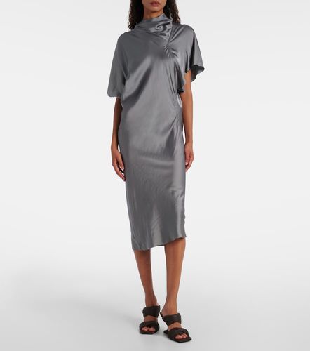 Rick Owens Robe midi en satin - Rick Owens - Modalova