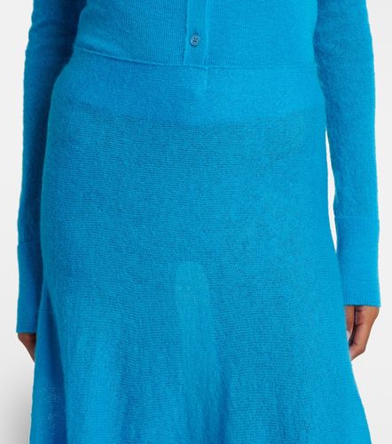 Alaïa Jupe midi Circle en mohair et laine mélangés - Alaia - Modalova