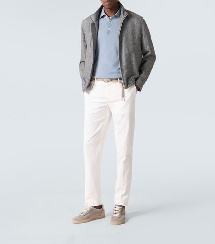 Pantalon slim en coton mélangé - Brunello Cucinelli - Modalova