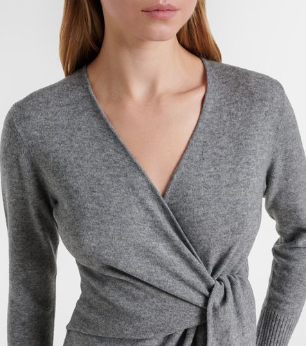 Robe portefeuille Salomez en laine et cachemire - Veronica Beard - Modalova