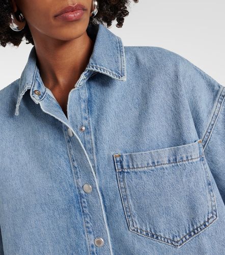 Chemise courte Rona Box en denim - Agolde - Modalova