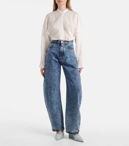 Alaïa Chemise en coton et lin - Alaia - Modalova