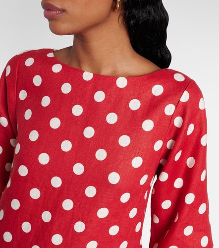 Posse Robe Nina en lin à pois - Posse - Modalova