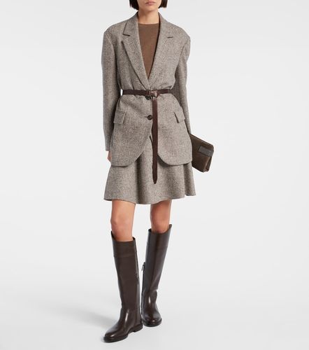 Blazer en laine mélangée - Brunello Cucinelli - Modalova