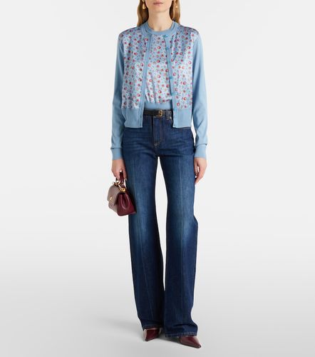 Pull sans manches en soie à fleurs - Dolce&Gabbana - Modalova