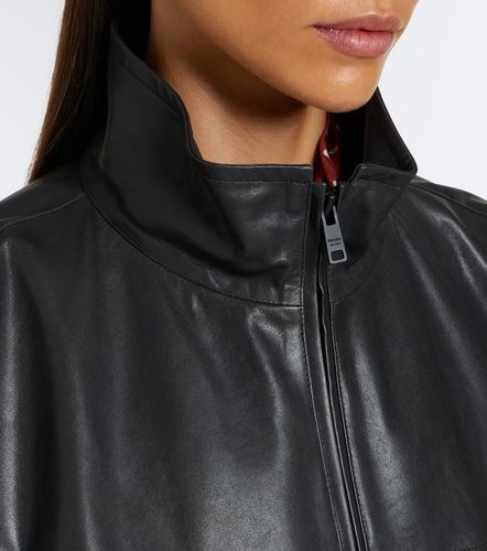 Prada Veste courte en cuir - Prada - Modalova