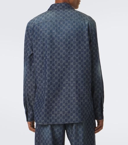 Chemise GG en jacquard chambray de coton - Gucci - Modalova